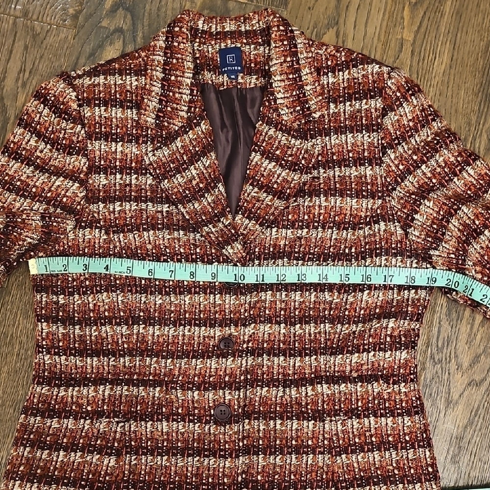 VINTAGE Multicolor tweed Blazer - Picture 5 of 6